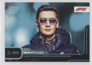 2022 Topps Now F1 Pre-Season Silver /99 George Russell #P06