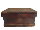 antique tool chest primitive wood tool box folk art tool chest hand made cabinet