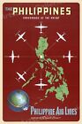 The Philippines Crossroads of the Orient 1950s Vintage Style Travel Poster 16x24