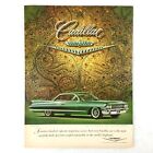 1959 CADILLAC Car Vintage Print Ad Advertisement GM GREEN Coupe De Ville Jeweled