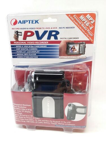 Aiptek PVR Digital Camcorder MP3 MPEG-4 Media Player Camera Video NEW SEALED