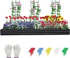 12X4X1Ft Galvanized Raised Garden Bed Outdoor for Vegetables Flowers Herbs,Raise
