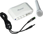Acesonic KM-201 Karaoke Mixer with Microphone, RCA HDMI IN/OUT, Corded Electric