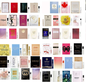 Lot of 10 Women Perfume Samples Random EDP EDT  Dior, YSL, VERSACE, Chloe etc.