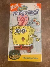 SpongeBob Squarepants WHERE’S GARY VHS 2005 Nick Jr- 4 Episodes