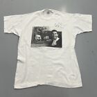 Vintage 90s Soupy Sales Comedian Autographed Signed White Tee T Shirt Mens Sz XL