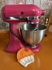 KitchenAid Stand Mixer 4.5qt Hot Pink w/ Attachments Barbie Colored Kitchen Aid