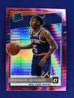 2020-21 #175 Immanuel Quickly Donruss Optic Rated Rookie Pink Hyper Prizm Knicks