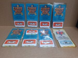Country Music Superstars Cassettes Lot Of 9: 100 Greatest Hits New Rock N Roll