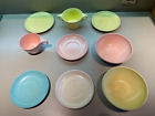 IMPERIAL WARE Speckled Pastel Melmac/Melamine - 9 Vintage 1950's Pieces USA Made