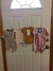BRAND NEW LOT OF 5 INFANT GIRL'S SIZE NEWBORN CLOTHING