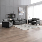 Modern Sectional Sofa Set for Living Room,3 PCS Sofa, Sofa,Loveseat and Armchair