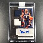 ZION WILLIAMSON 2019 PANINI ONE AND ONE DUAL JERSEY AUTO ROOKIE RC #'D /99 NBA