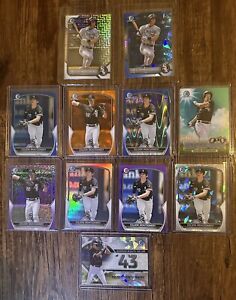 Colson Montgomery Bowman Lot - Sapphire & Mojo 1sts, Color, & Numbered Hits 🔥🔥