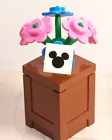 New LEGO Disney Flowers Mickey Mouse Cake Topper  Blue Pink CRATE Main St Print