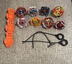 Lot Of 12 Beyblade (8) Launcher (1) Ripcords Hasbro Tomy