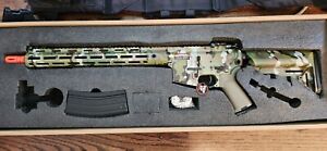 Matrix Custom Full Metal M4 RIS Airsoft AEG Rifle with Multicam Water...