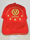 VTG Michael Schumacher 5 Time World Champion 2002 Official Ferrari Hat Cap MSM