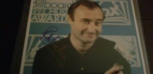 Phil Collins In The Air Tonight Genesis 8x10 100% Authentic Signed Auto COA