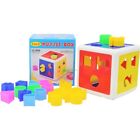 Colorful Shape Cube Sorting Puzzle -Toy with 12 Geometry Shapes  and 6 Numbers