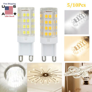 5/10Pack G9 7W LED Corn Bulb Lamp 6000K 2835 51-SMD Daylight Home Decor Light