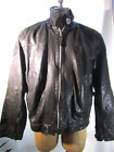 NORTON SPORTSWEAR Leather Zip through Motorcycle Jacket Size XXXL