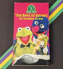 New ListingThe Best of Kermit the Frog On Sesame Street VHS - 30 Years Special  Rare Henson