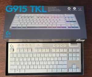 Logitech G915 LIGHTSPEED TKL Wireless Mechanical RGB Gaming Keyboard White
