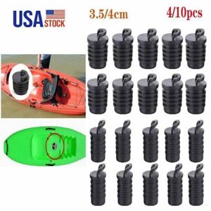4/10x Silicone Kayak Scupper Plug Kit Canoe Drain Holes Stopper Bung Accessories