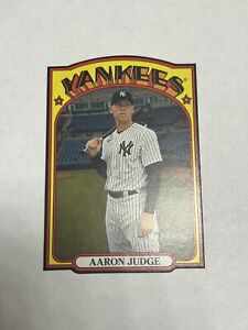 Aaron Judge 2021 Topps Heritage  Die Cut mini New York Yankees non-auto 72DC-23