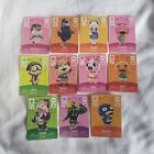 Lot of 11 Series 3 Animal Crossing Amiibo Cards Authentic & Tested Nintendo