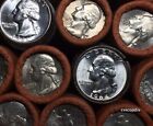 90% Silver Washington Quarters - Roll of 40 - $10 Face Value Average Circulated