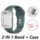 Watch Case Band Strap Silicone For Apple 8 7 6 5 4 SE Series 41/42/44/45mm