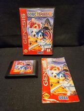 Sonic The Hedgehog Spinball Pinball Sega Genesis Game CIB Tested Free Shipping