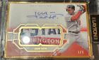 2020 JAUN SOTO FRAMED AUTOGRAPHED TOPPS DEFINATIVE COLLECTION 1/1 GOLD CARD RARE