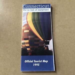 New ListingConnecticut Official Tourist Map 1995