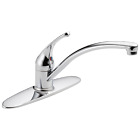 Delta Foundations Single Handle Kitchen Faucet in Chrome - Certified Refurbished