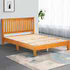Twin/Full/Queen Size Bed Frame Wood Platform Solid Wood Foundation w/Headboard