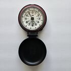 Swiss Army Victorinox Dual Time Travel Alarm Clock Pocket Watch Vintage Limited