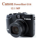 Canon PowerShot G16 Digital camera 5x Optical Zoom With SD Card/Battery/Charger