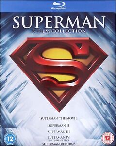 SUPERMAN 5 Film Collection Blu-Ray Set BRAND NEW Free Ship