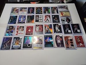 New ListingNba Card Lot! 32 Cards Auto/patch And Numbered. All Cards Pictured!