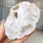 177g Natural White Quartz Crystal Geode Druzy Mineral specimens Healing F959