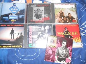 7 CD LOT OFTHE CLASH AND JOE STRUMMER EVERY COLLECTOR MUST HAVE