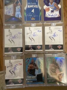 Basketball Blowout! GAME USED JERSEY AUTO # RC LOT Every Card $5 or higher value