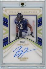 2023 Panini Immaculate #JS-RAY Ray Lewis Jubilee Signatures Auto #16/25