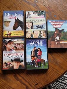 New Listing8 Horse And Mule Themed Family Movies Dvd Lot. Blue Fire Lady, Virginia's Run...