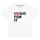 Hugo Boss Kids Short Sleeve Tee-Shirt White [G25108-10P]