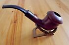 Sherlock Holmes Calabash Brown Wood Tobacco Pipe With Filter & Pouch
