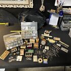 Lot WATCHMAKER WATCH PARTS TOOLS SOLD AS IS FROM ESTATE
